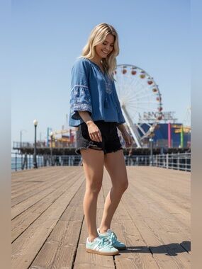 Adidas Grand Court Alpha Sneakers Mint Gum NWOB Fits Women’s 7.5